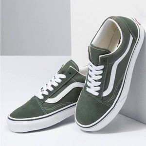 Vans Womens Old Skool Green/White